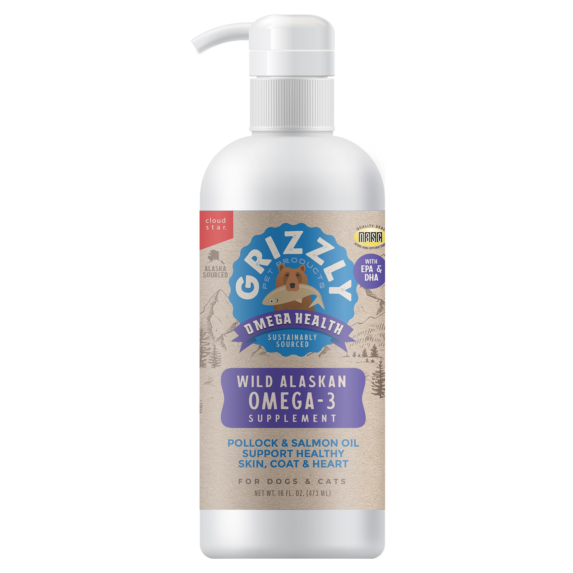 Grizzly Salmon Oil Plus