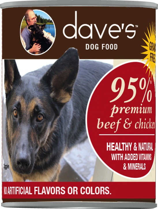 Dave S 95 Premium Beef Chicken For Dogs 13 Oz The Pet Pantry