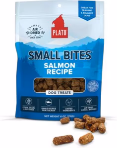 PLATO Small Bites Dog Treats Salmon - 2.5 oz.