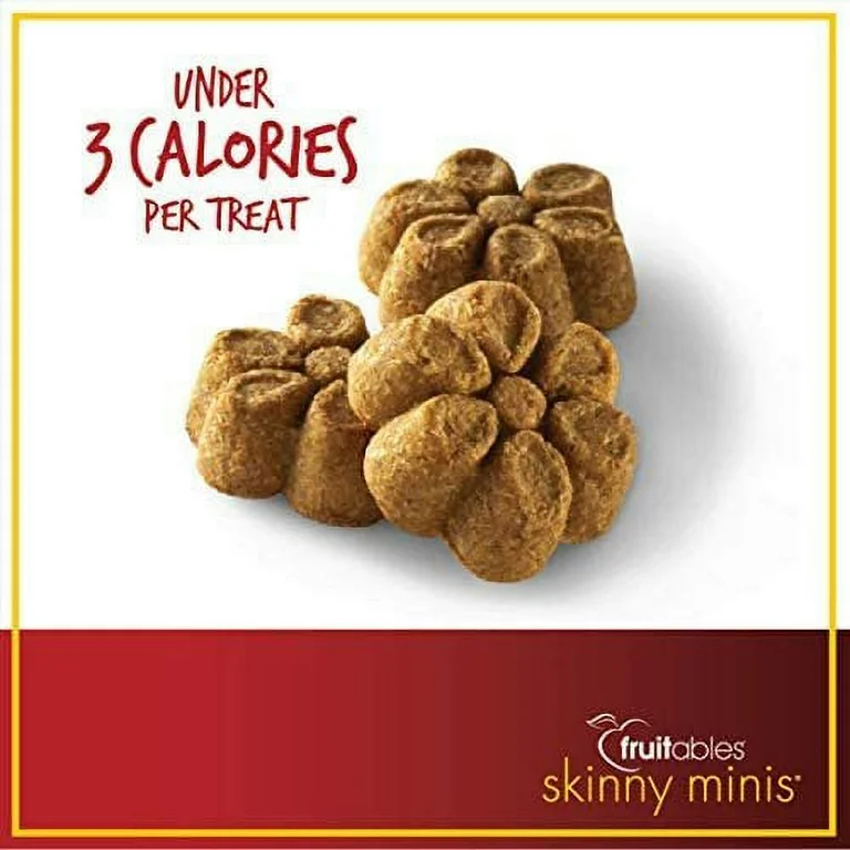Fruitables Skinny Minis Apple Bacon Flavor Soft & Chewy Dog Treats – 5 oz.