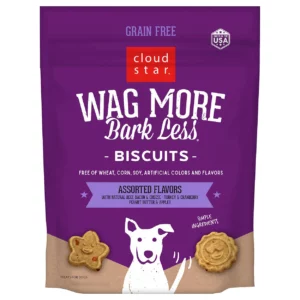 Wag More Bark Less Grain Free Assorted Flavors Dog Biscuits - 14 oz.