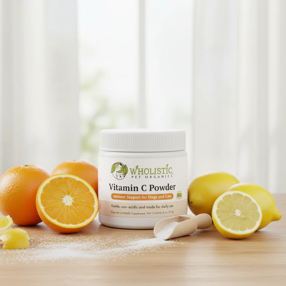 Wholistic Pet Organics – Vitamin C Powder for Dogs & Cats – 2 oz.