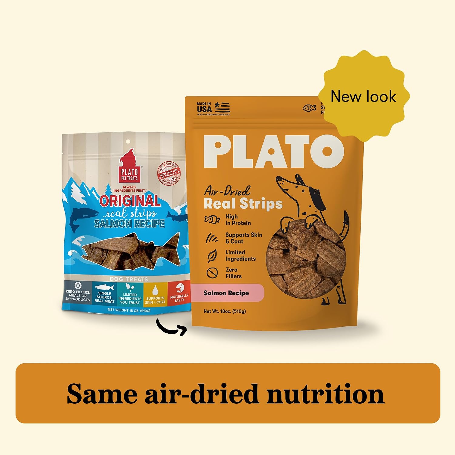 Plato Original Real Strips Salmon Recipe – 6 oz.