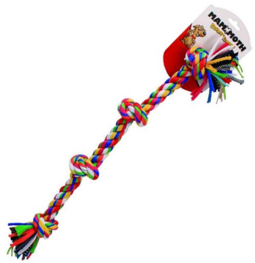 Mammoth Chew Rope Tug 4-Knot – 36 in.