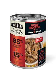 ACANA Premium Chunks Beef in Bone Broth Grain-Free Wet Dog Food – 12.8 oz.