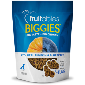 Fruitables Biggies Pumpkin & Blueberry Dog Treats - 16 oz.