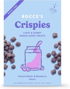 Bocce's Bakery Crispies Peanut Butter + Blueberry - 10 oz.