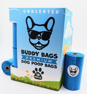 Buddy Bags Premium Dog Poop Bags - 18 rolls (270 bags)