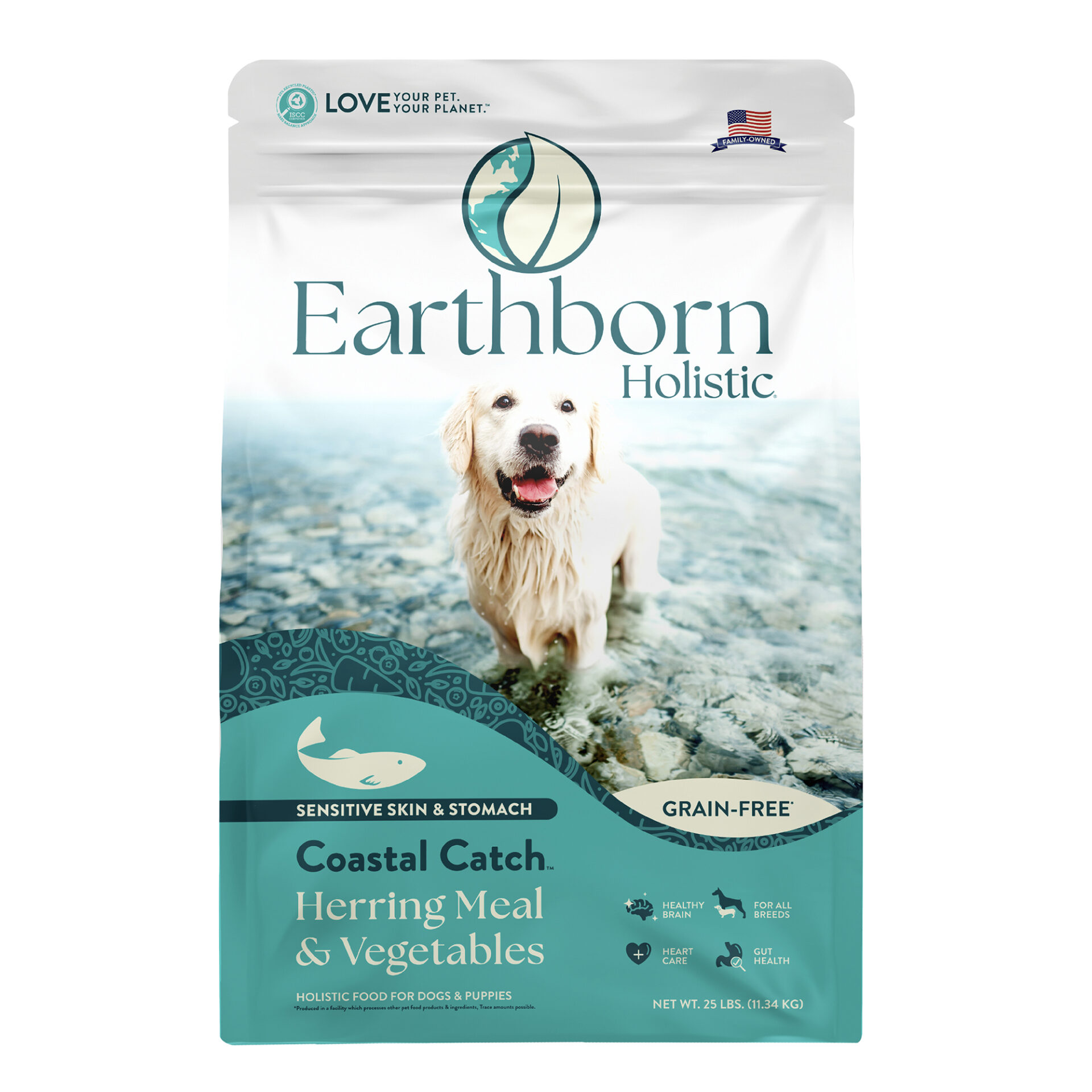Earthborn Holistic Coastal Catch Natural Grain Free – 25 lb.