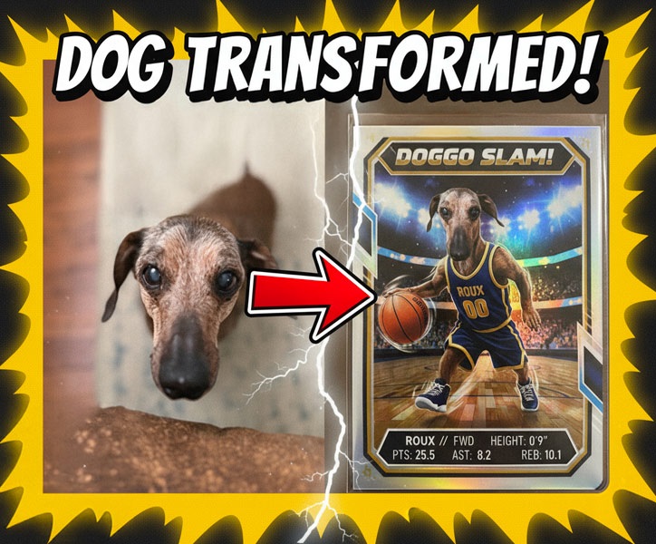 Dachshund Dog transformed