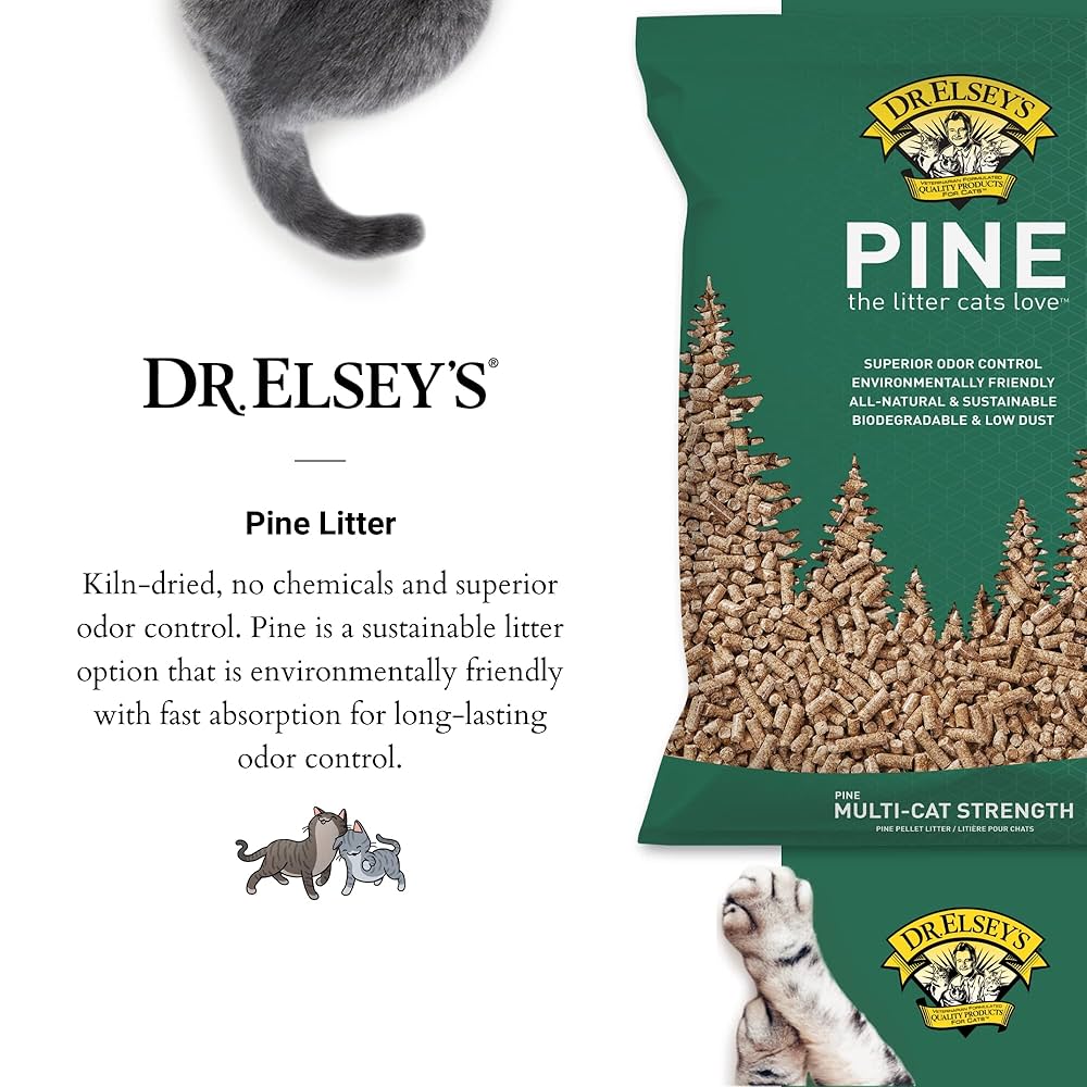 Dr. Elsey’s Pine All-Natural Kiln-Dried Litter – 40 lb.