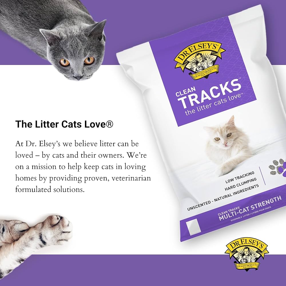 Dr. Elsey’s Clean Tracks Clumping Cat Litter