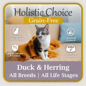 Holistic Grain Free Duck & Herring Cat Food Recipe