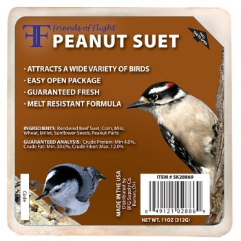 Friends of Flight Peanut Suet – 11 oz.