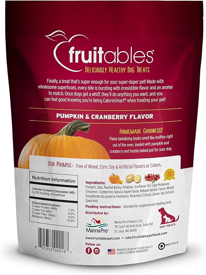 Fruitables Pumpkin & Cranberry – 7 oz.