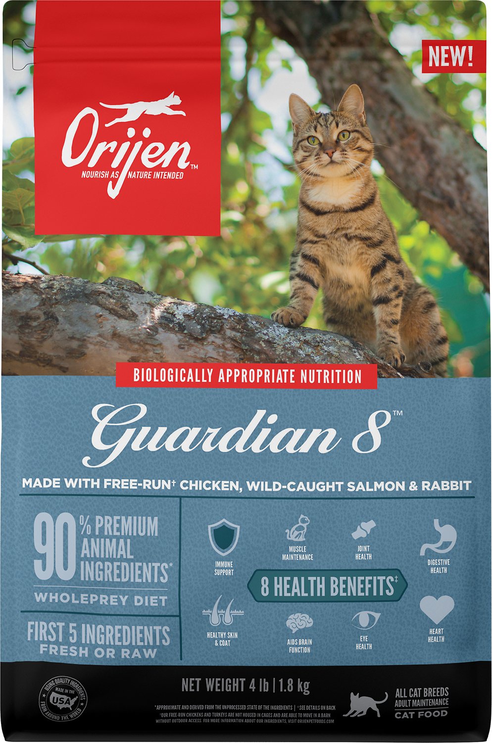 Orijen Guardian 8 Cat Food – 10 lb.