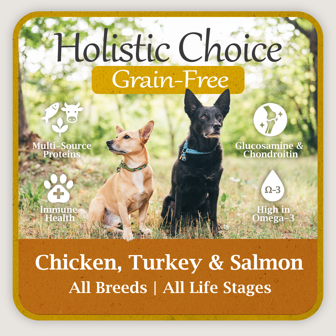 Holistic Chicken, Turkey & Salmon Grain Free Canine