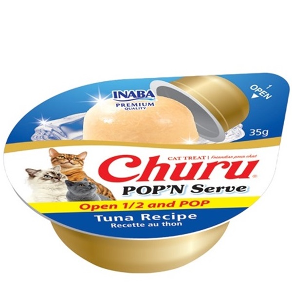 Inaba Churu POP’N Serve Tuna Recipe – 2 pk.