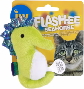 JW Flash-EE Cat Toy - Seahorse