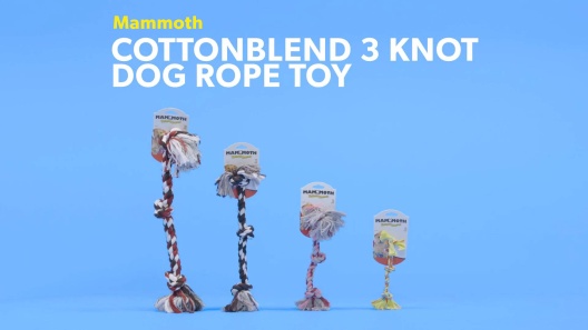 Mammoth Chew Rope Tug 3-knot