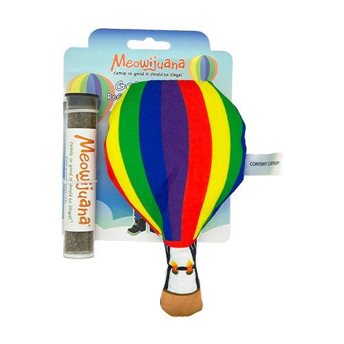 Meowijuana Get a Rise Balloon Refillable Plush Cat Toy w/ Catnip