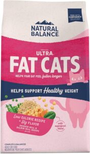 Natural Balance Fat Cats Chicken & Salmon Dry Food - 6 lb.