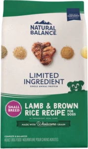 Natural Balance L.I.D. Lamb & Brown Rice Small Bites - 12 lb.