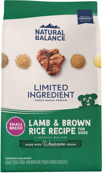 Natural Balance L.I.D. Lamb & Brown Rice Small Bites – 12 lb.