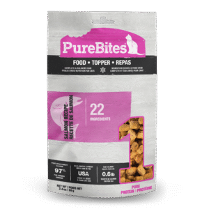 PureBites Salmon Freeze Dried Food/Topper for Cats - 2.4 oz.