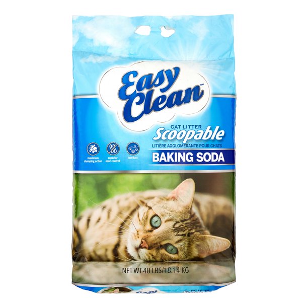 EasyClean Scoopable Cat Litter w/ Baking Soda by Pestell – 40 lb.