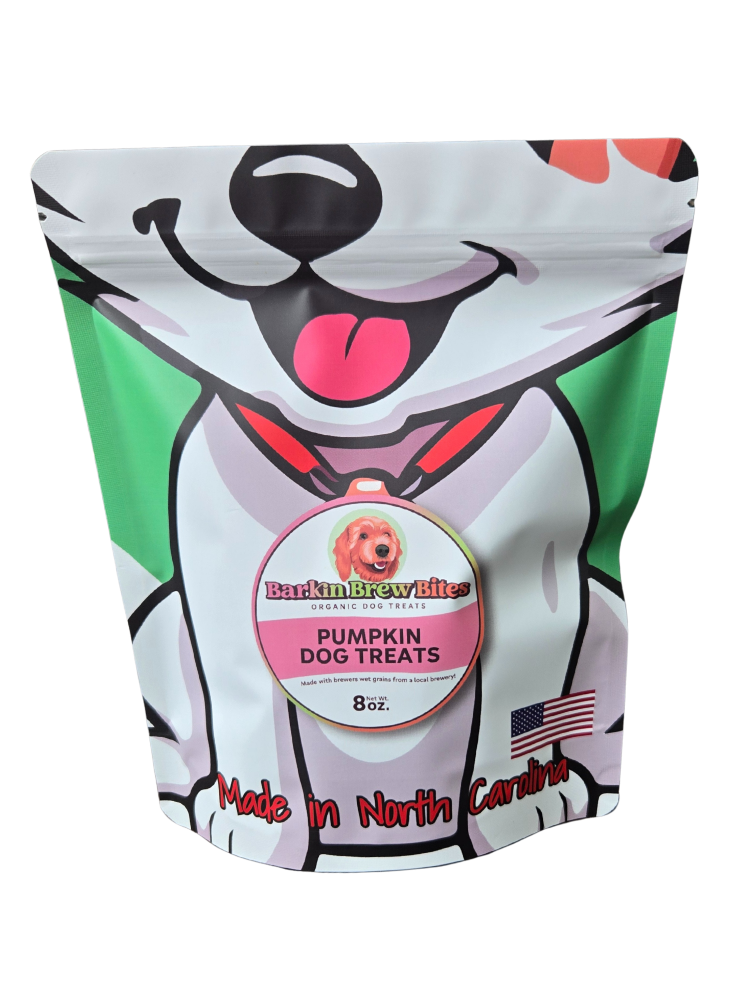 Barkin Brew Bites Pumpkin Dog Treats – 8 oz.
