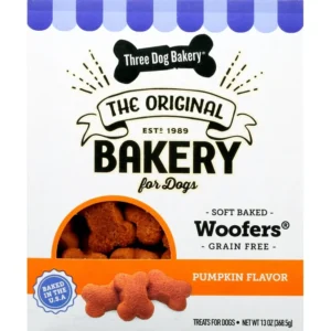 Three Dog Bakery Soft Baked Woofers Grain Free Dog Treat - 13 oz.