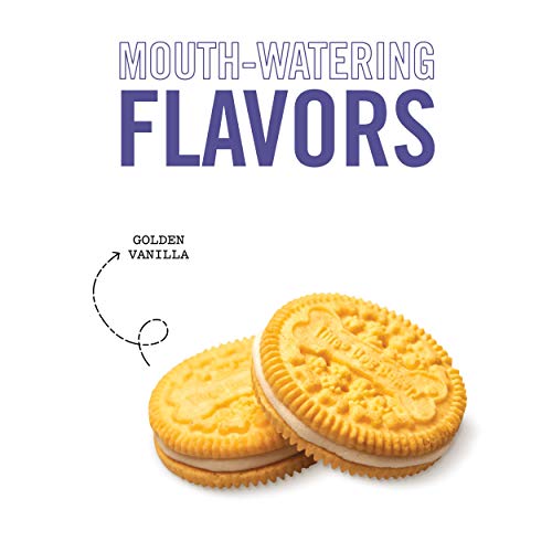 Three Dog Bakery Lick’n Crunch Golden & Vanilla Sandwich Cookies Dog Treats