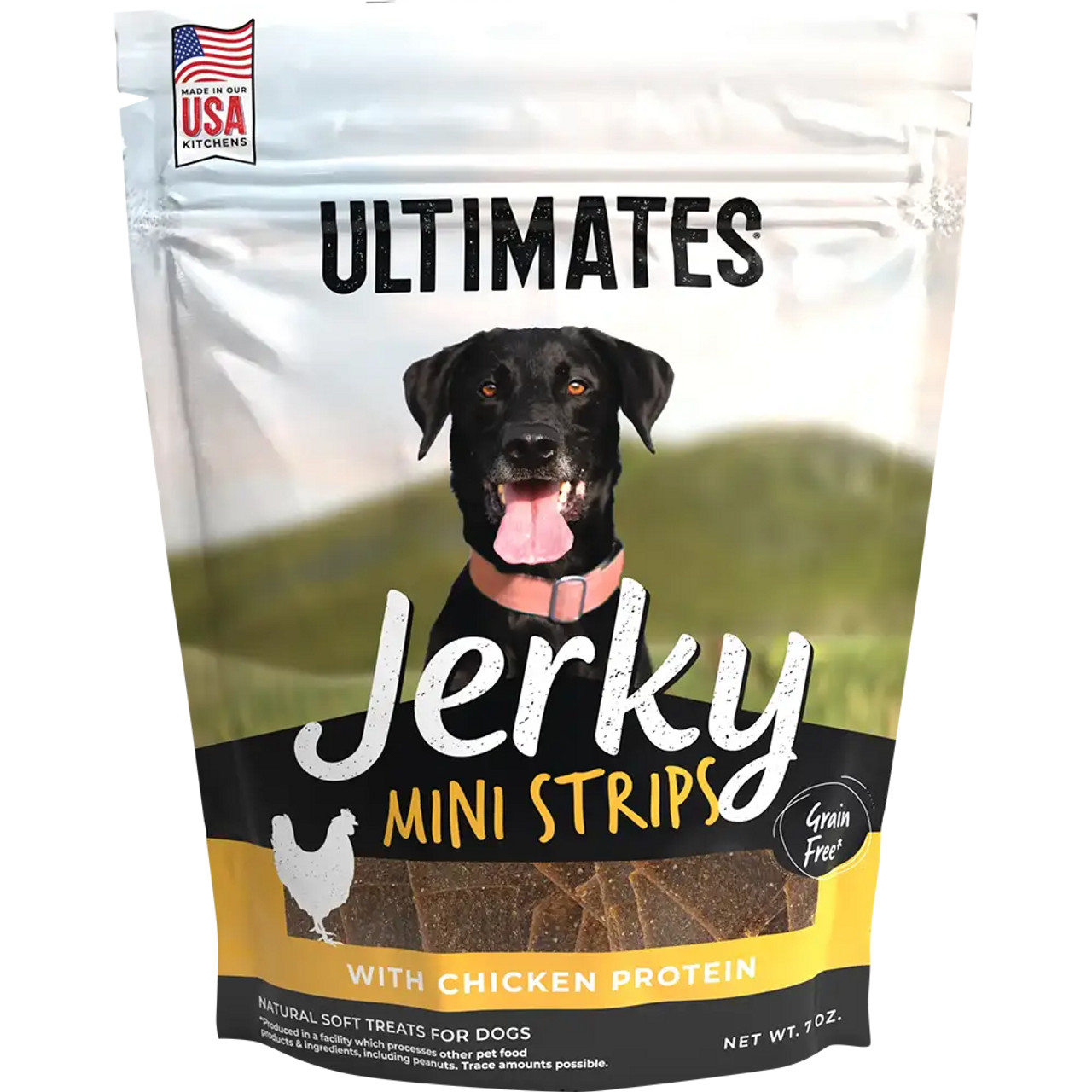 Ultimates Jerky Mini Strips – Chicken – 7 oz. bag