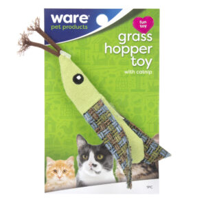 Ware Grass Hopper w/ Catnip Cat Toy