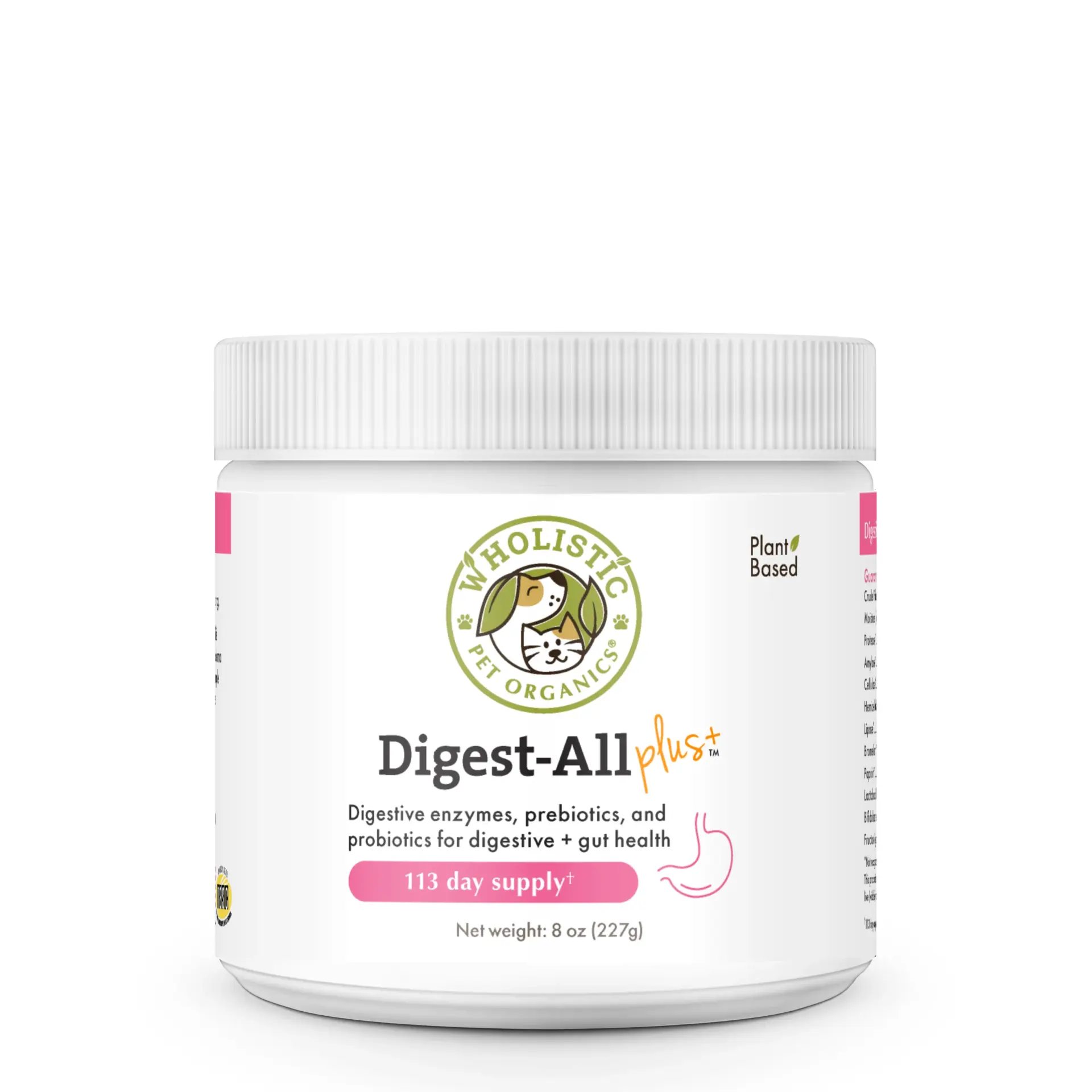 Wholistic Pet Organics – Digest-All Plus Digestive Support for Dogs & Cats