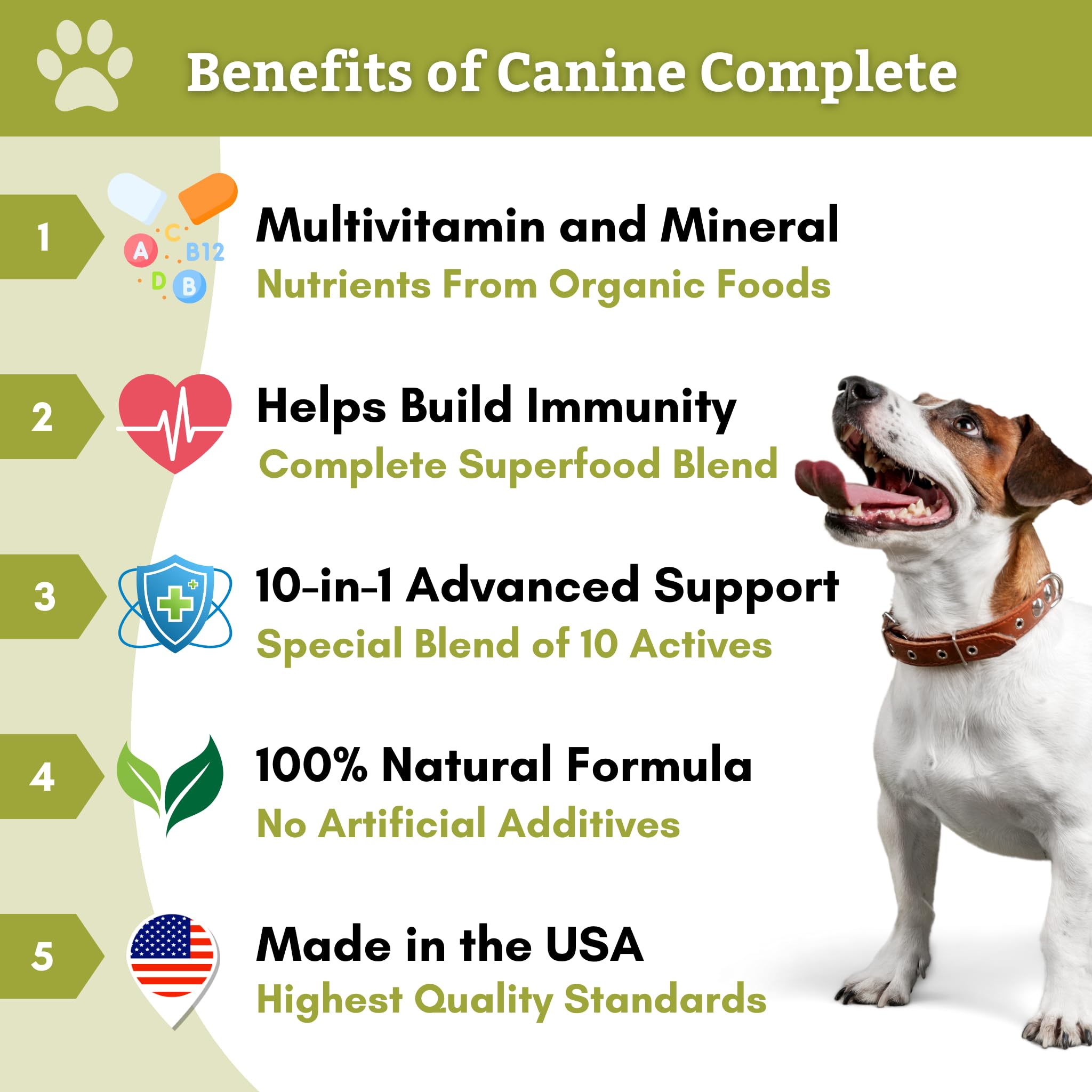 Wholistic Pet Organics Canine Complete Daily Multivitamin – 1 lb.