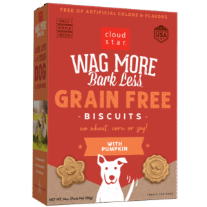 Wag More Bark Less Grain Free Crunch Pumpkin Dog Treat - 14 oz.