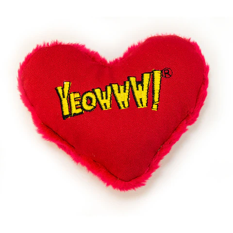 Yeowww! 100% Organic Catnip – Heart Cat Toy