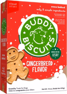 Buddy Biscuits Gingerbread Flavor Crunchy Treats for Dogs - 16 oz.