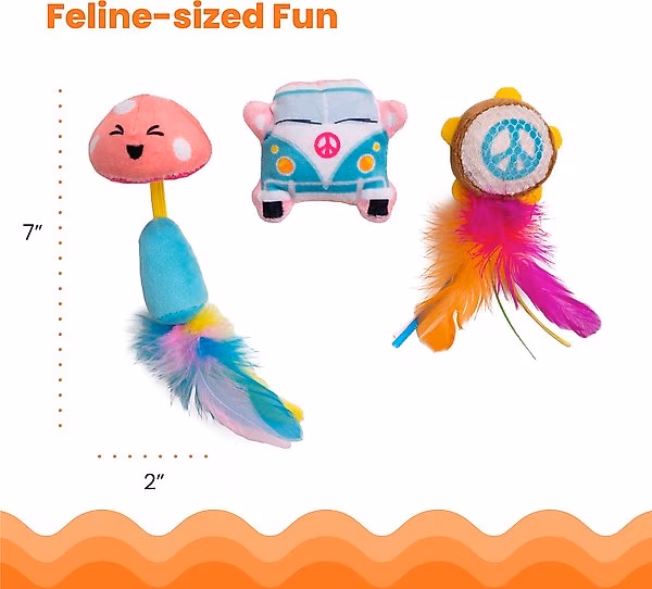 Catstages Festival Cat Toy – 3 pk.