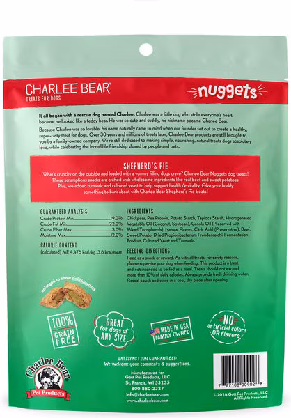 Charlee Bear Nuggets Shepherd’s Pie Health & Vitality – 6 oz.