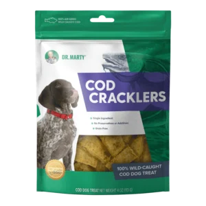 Dr. Marty Cod Cracklers Dog Treat - 4 oz.