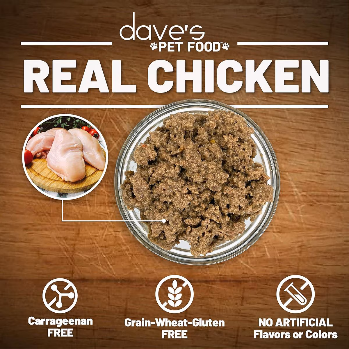 Dave’s Naturally Healthy Chicken Canned Cat Food – 5.5oz.