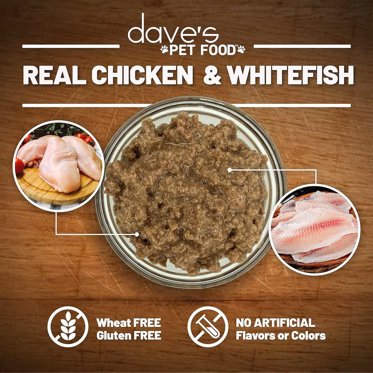 Dave’s Naturally Healthy Chicken & Whitefish Dinner – 5.5 oz.