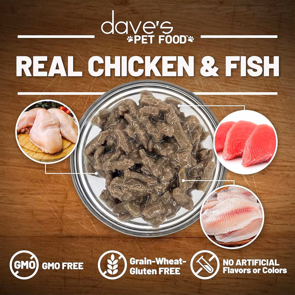 Dave’s Naturally Healthy Fisherman’s Stew Cat Food – 5.5 oz.