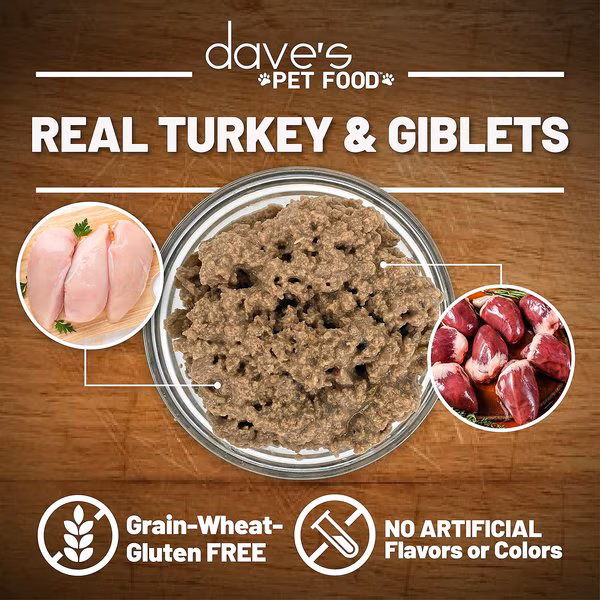 Dave’s Turkey and Giblets Pate Dinner – 12.5 oz.