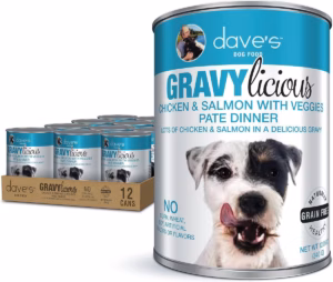 Dave's GRAVYlicious Chicken & Salmon w/ Veggies Pate - 12 oz.