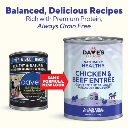 Dave’s Naturally Healthy Chicken & Beef Entree – 13.2 oz.