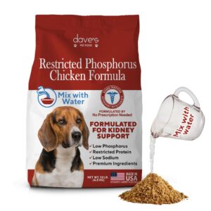 Dave's Pet Food Restricted Phosphorus Chicken Formula Kidney Support Crumble Dog Food